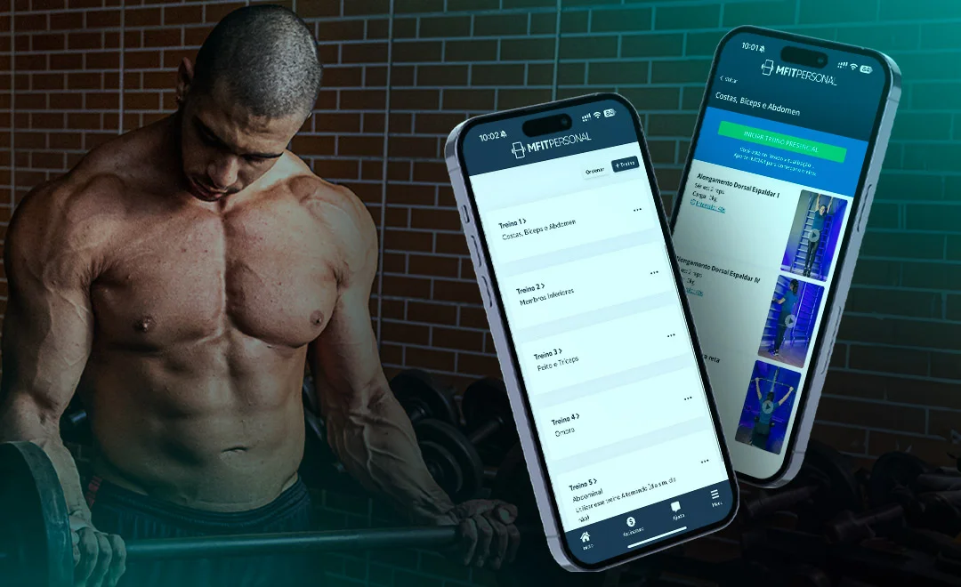 Protocolo de treino personalizado no app da consultoria