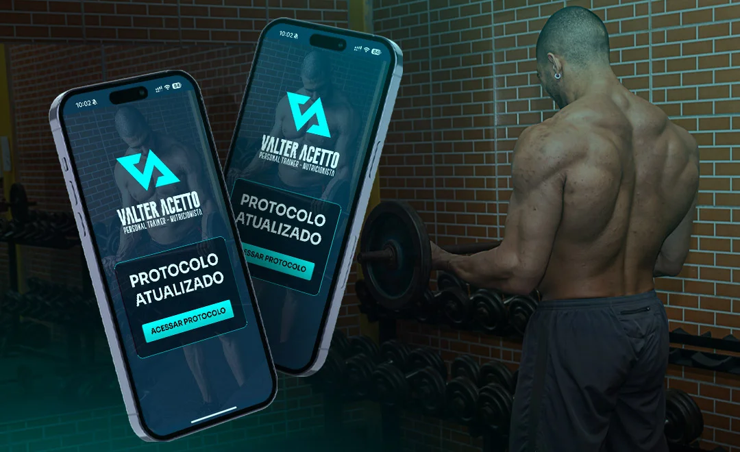 Protocolo de treino e dieta atualizado no app